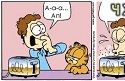 Russian Garfield comic