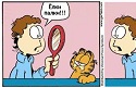 Russian Garfield comic