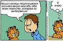 Russian Garfield comic